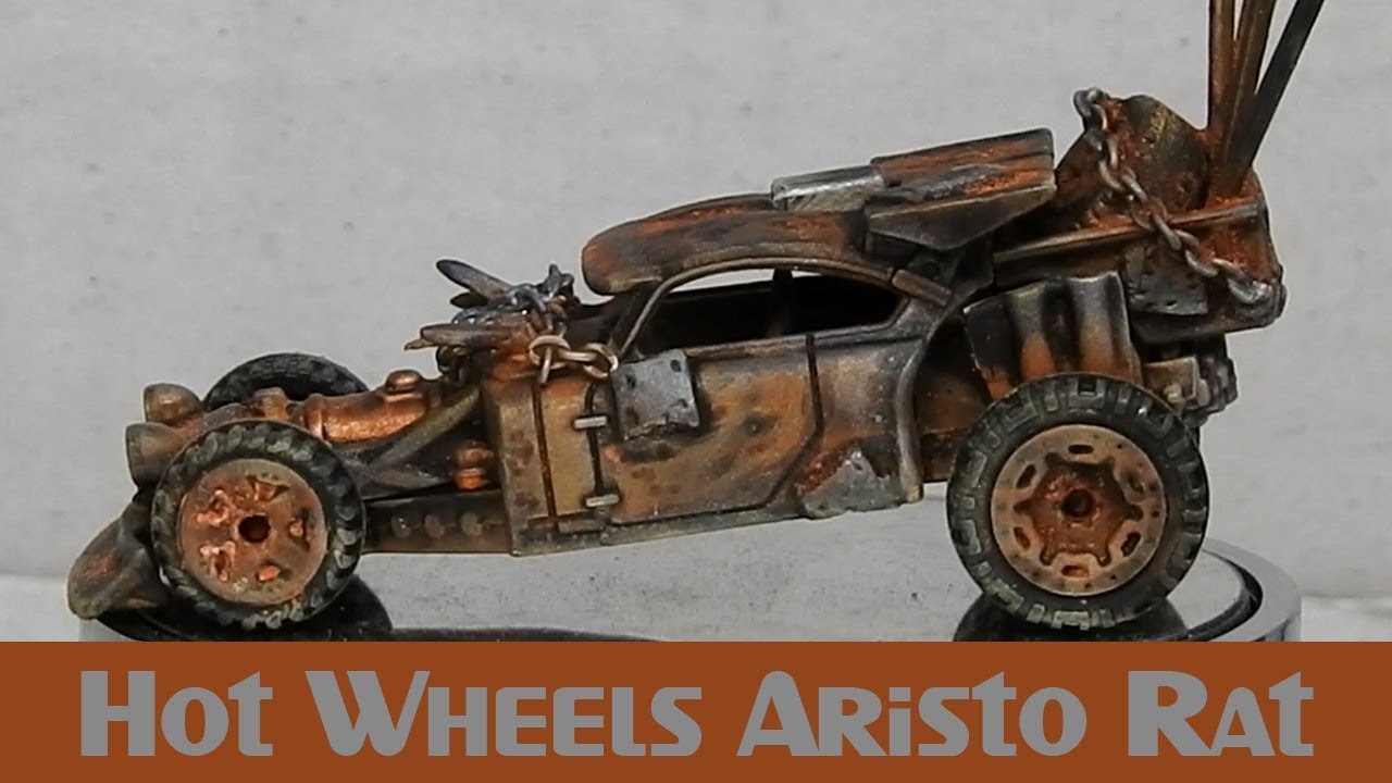Hot Wheels Custom Post Apocalypse Zombie Pursuit Car
