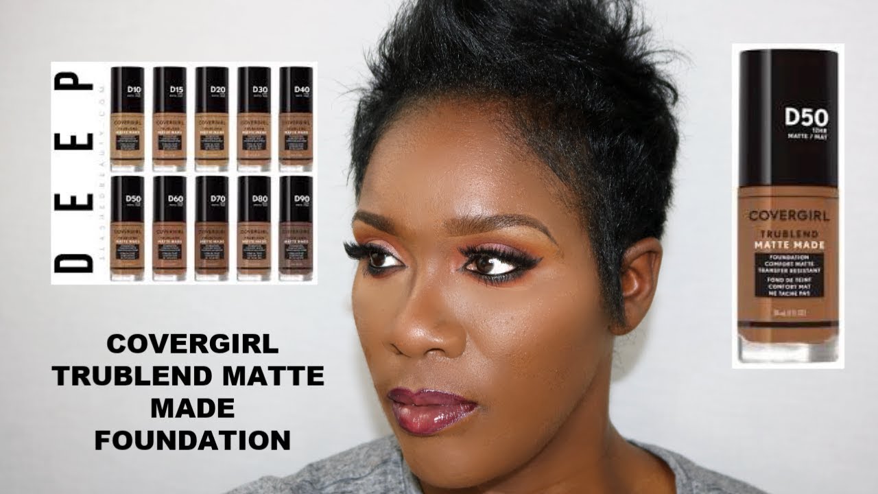 NEW Covergirl Trublend Matte Made Foundation Review! (D50)