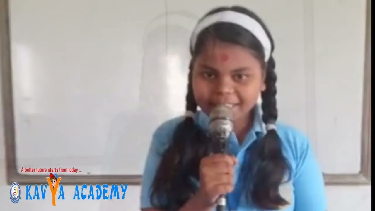 speech by Shristi Kushwaha @kavyaacademybrj
