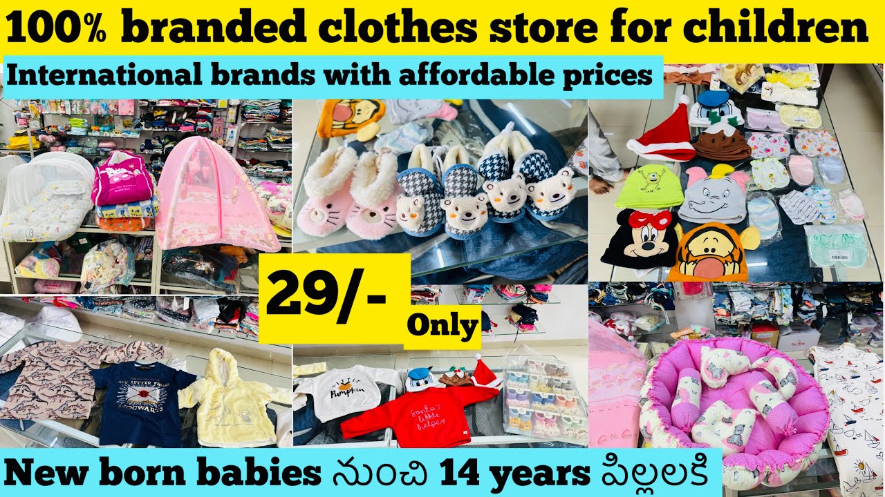 100% branded kids wear / 29/- నుంచి  start/ branded Kidswear in Hyderabad little rowdyz kids wear