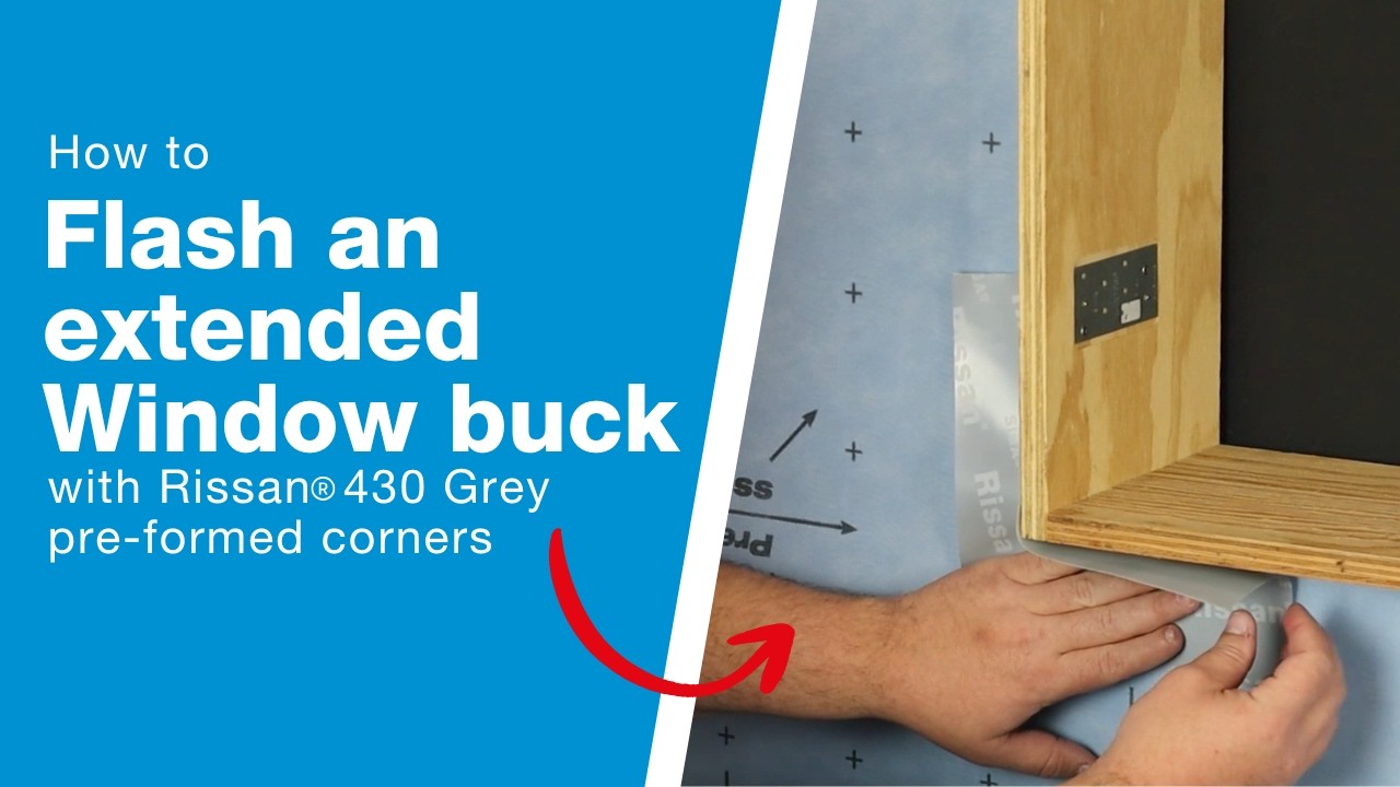 How to Install Rissan 430 Grey Corners on Extended Window Bucks