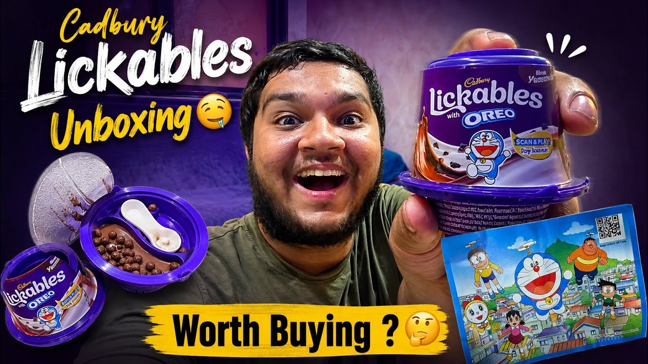 We Got Doraemon Themed Toy In Cadbury Lickables 🧸😋 