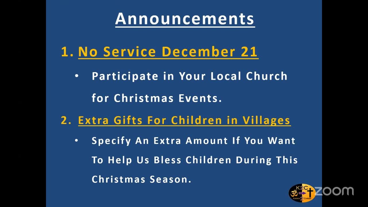 Sunday Service - 