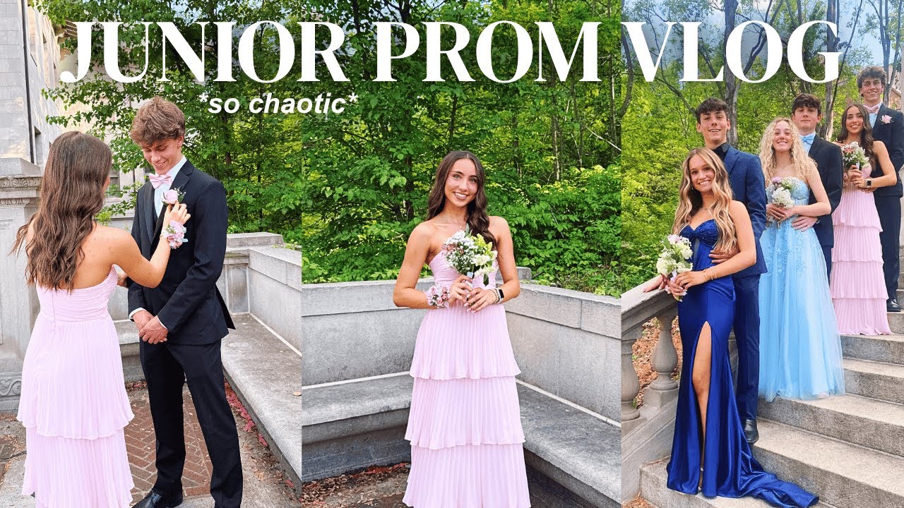 JUNIOR PROM *vlog + grwm*