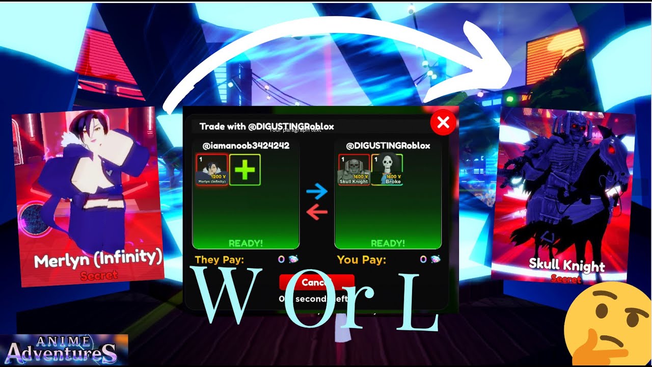 W Or L [Anime Adventures Trading]