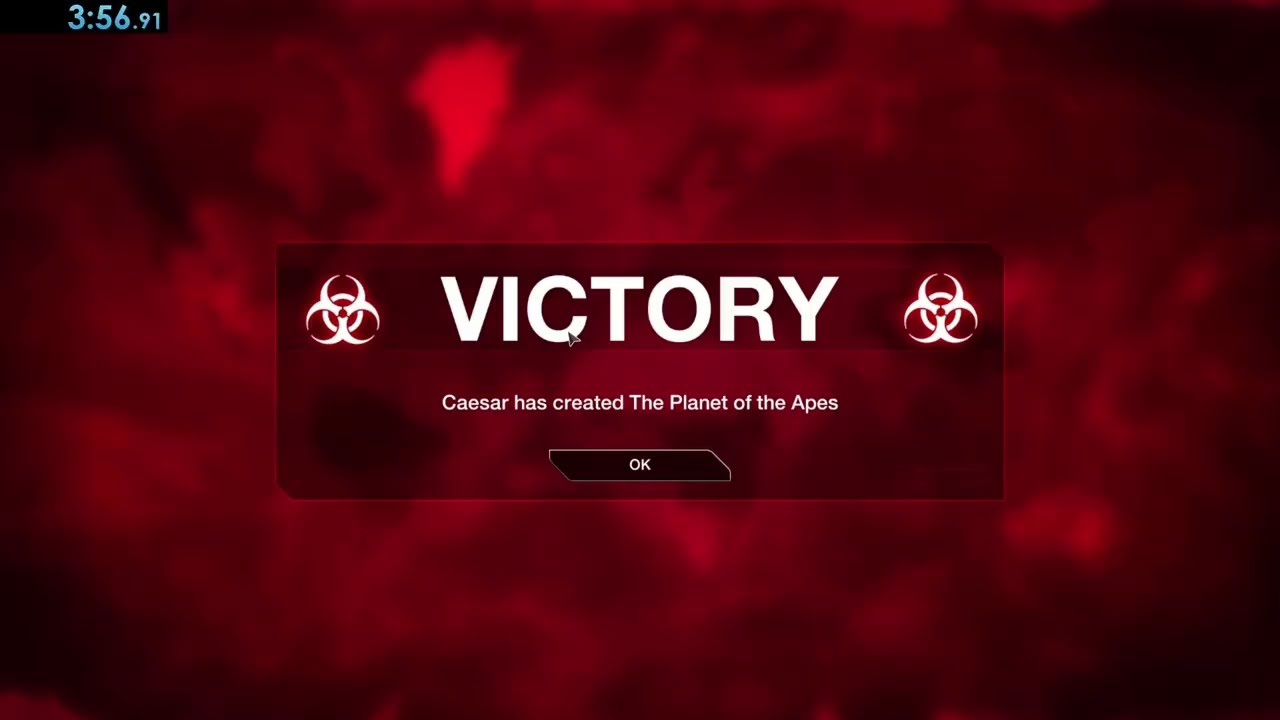 Plague Inc: Evolved Simian Flu% Normal 3:56:91