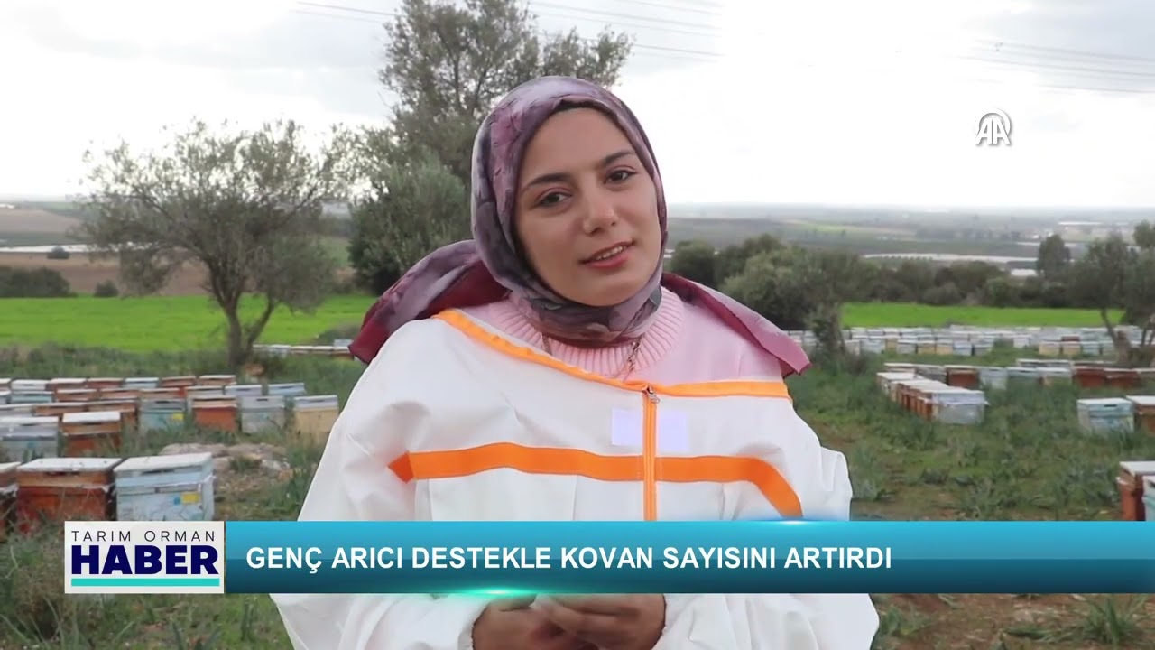 Genç arıcı destekle kovan sayısını artırdı