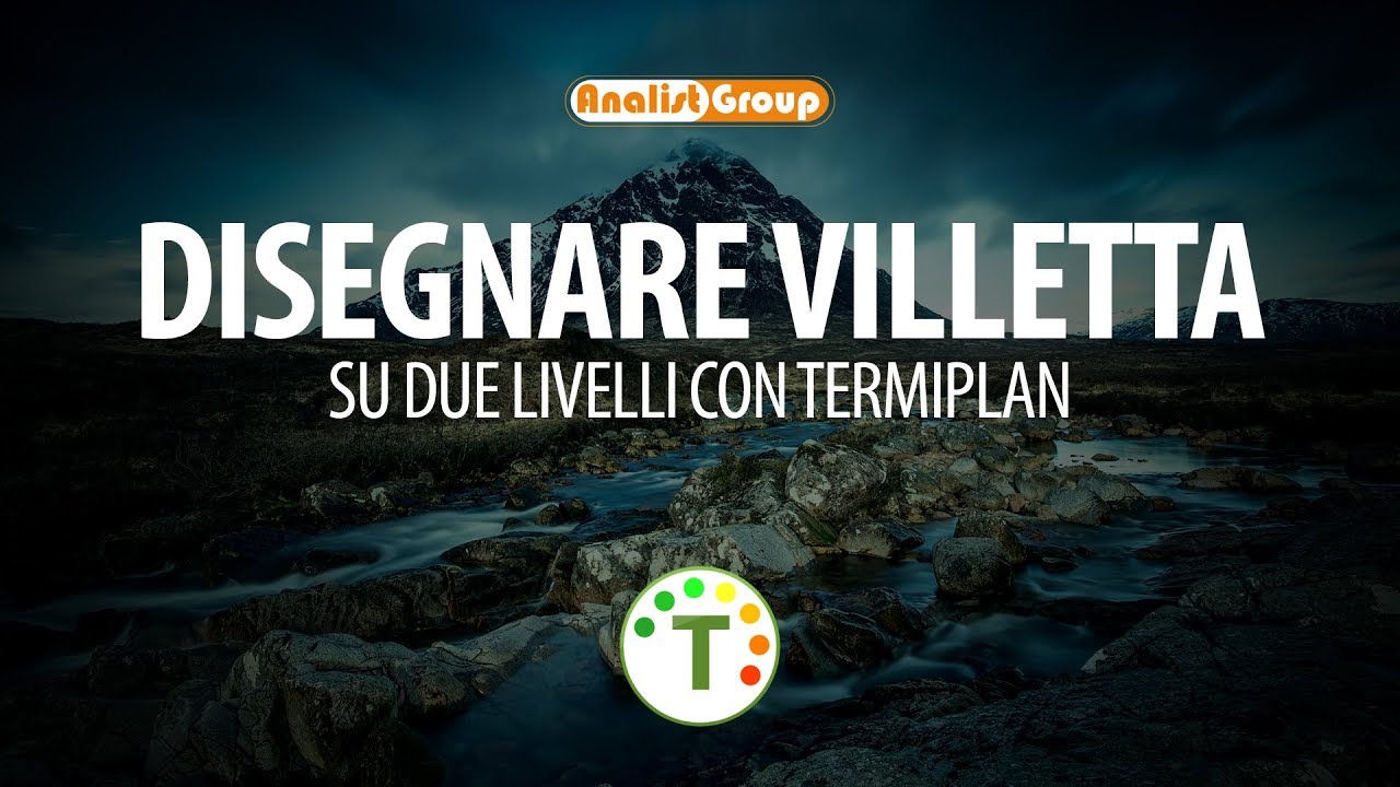 Come disegnare una villetta su due livelli con TermiPlan