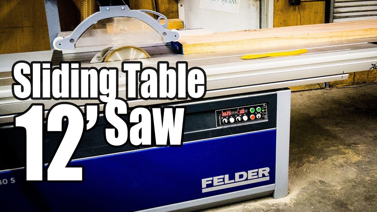 Felder K 940 S Sliding Table Saw Video Review