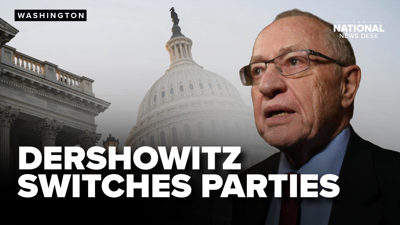 Alan Dershowitz ogłasza zmianę przynależności partyjnej