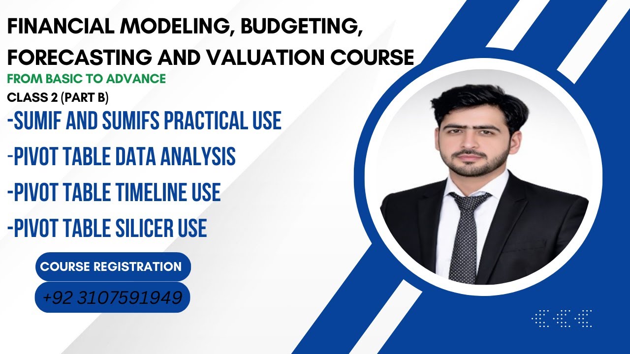 Class 2 | SUMIF & SUMIFS (Practical Use) + Pivot Tables (Advanced Analysis) Part B