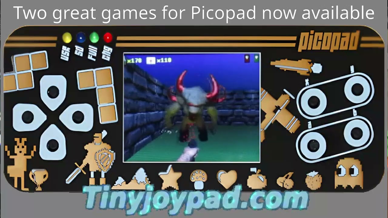 Two great games for Picopad RP2040/RP2350, now available!