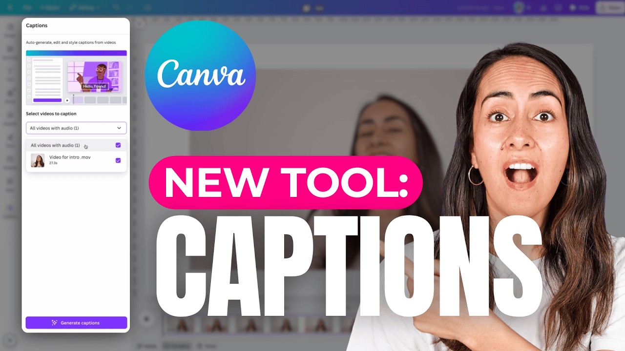 Free & Automatic Video Subtitles with Canva – Fast, Easy Captions!