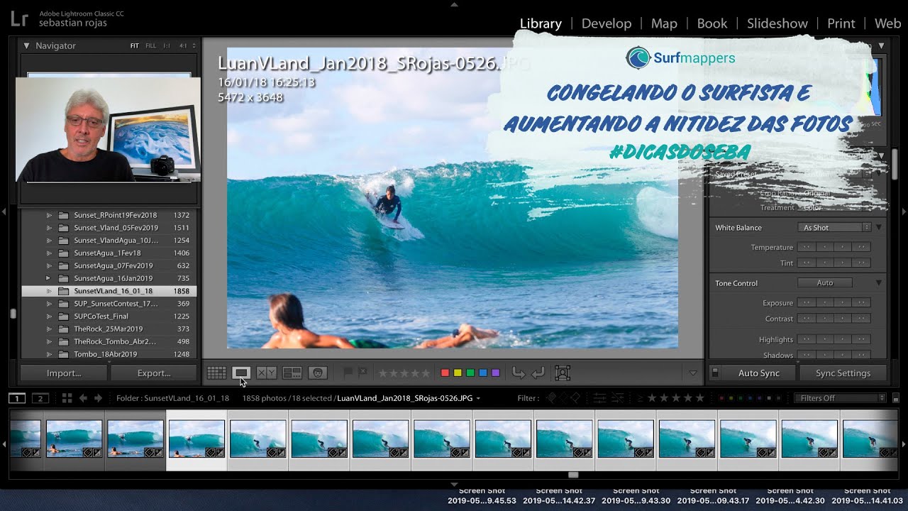 #DicasDoSeba - Congelando O Surfista E Aumentando A Nitidez Das Fotos