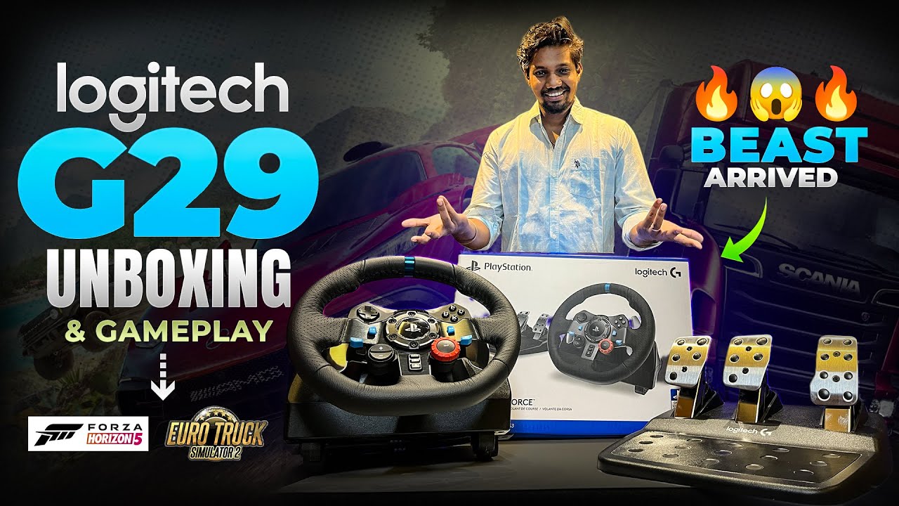 Logitech G29  Unboxing & Full Setup | Worth it or not? 🏎️🔥