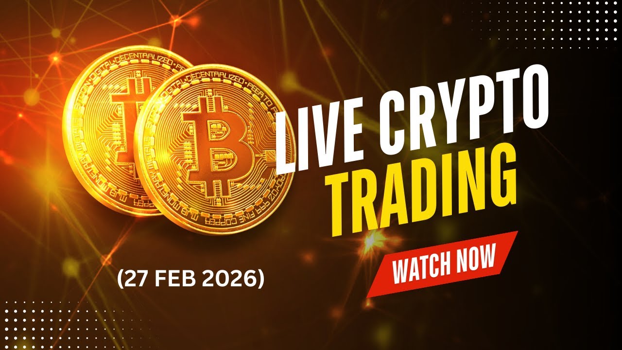 Bitcoin Live Trading 🔴 | BTC Price Live | 27 Feb 2026 | Real-Time Chart Analysis | No Signals #btc