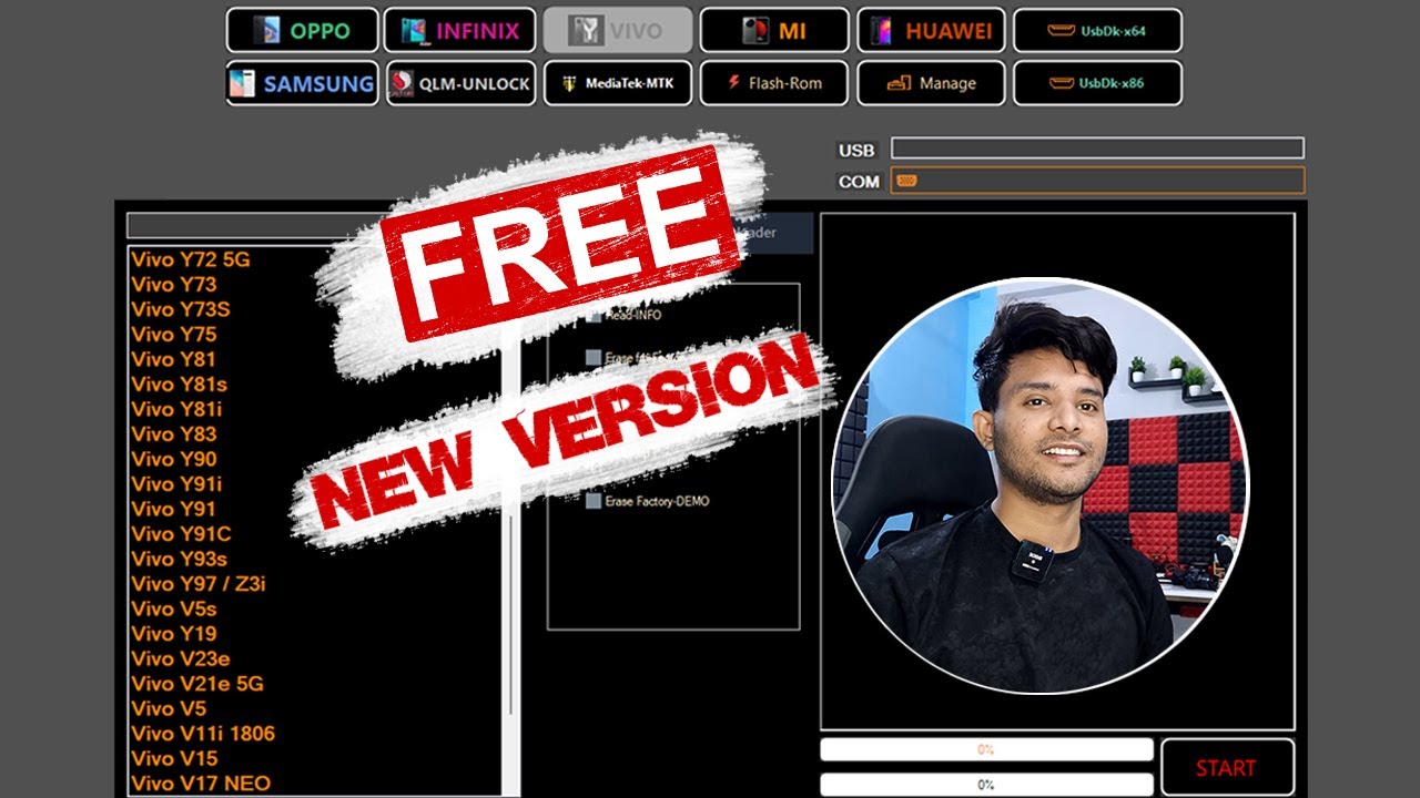 BMB MTK Qualcomm Free Unlocking Tool Review | MTK One Click Unlock Free Tool