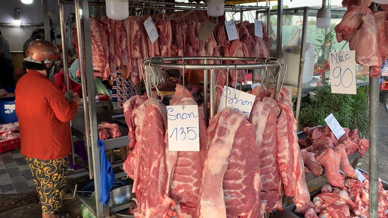 THỊT HEO,gi&aacute; b&aacute;n lẻ THỊT HEO,tại chợ đầu mối h&oacute;c m&ocirc;n,30/3/2026