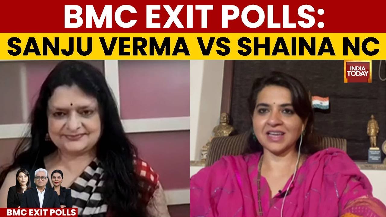 BMC Exit Polls: Shaina NC Defends Infrastructure Push While Sanju Verma Slams Uddhav's BMC Record