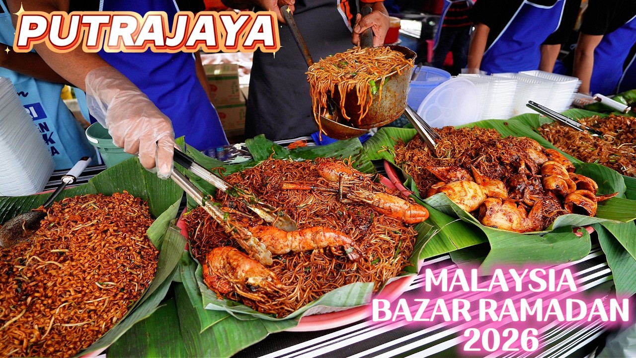 Bazar Ramadan Putrajaya 2026 | Street Food Heaven at Presint 3! Malaysia Street Food