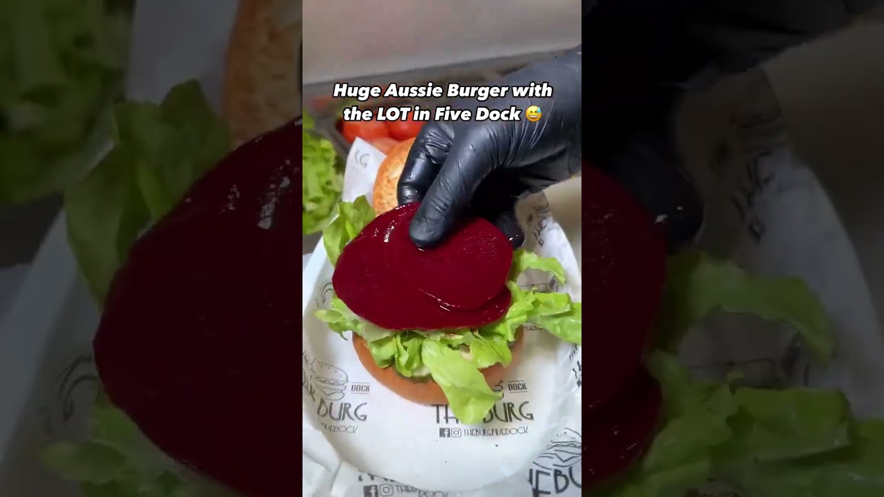 The Burg Five Dock - Mouthwatering Aussie Burger!