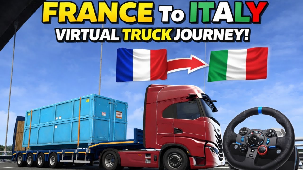 France to Italy Dangerous Delivery 🇫🇷➡️🇮🇹 | Euro Truck Simulator 2