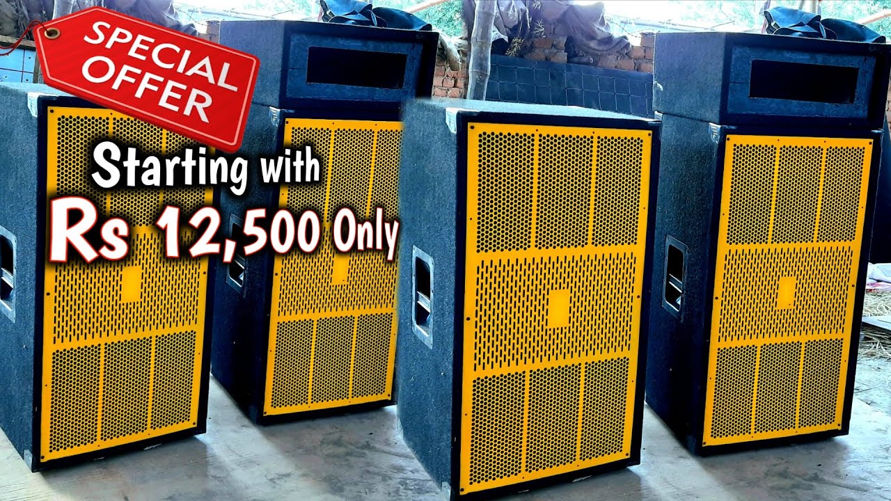 2 15 Cabinet Box with Fitting | Starting with 12,500 only | Laxmi Cabinet house | Dj Army Setup