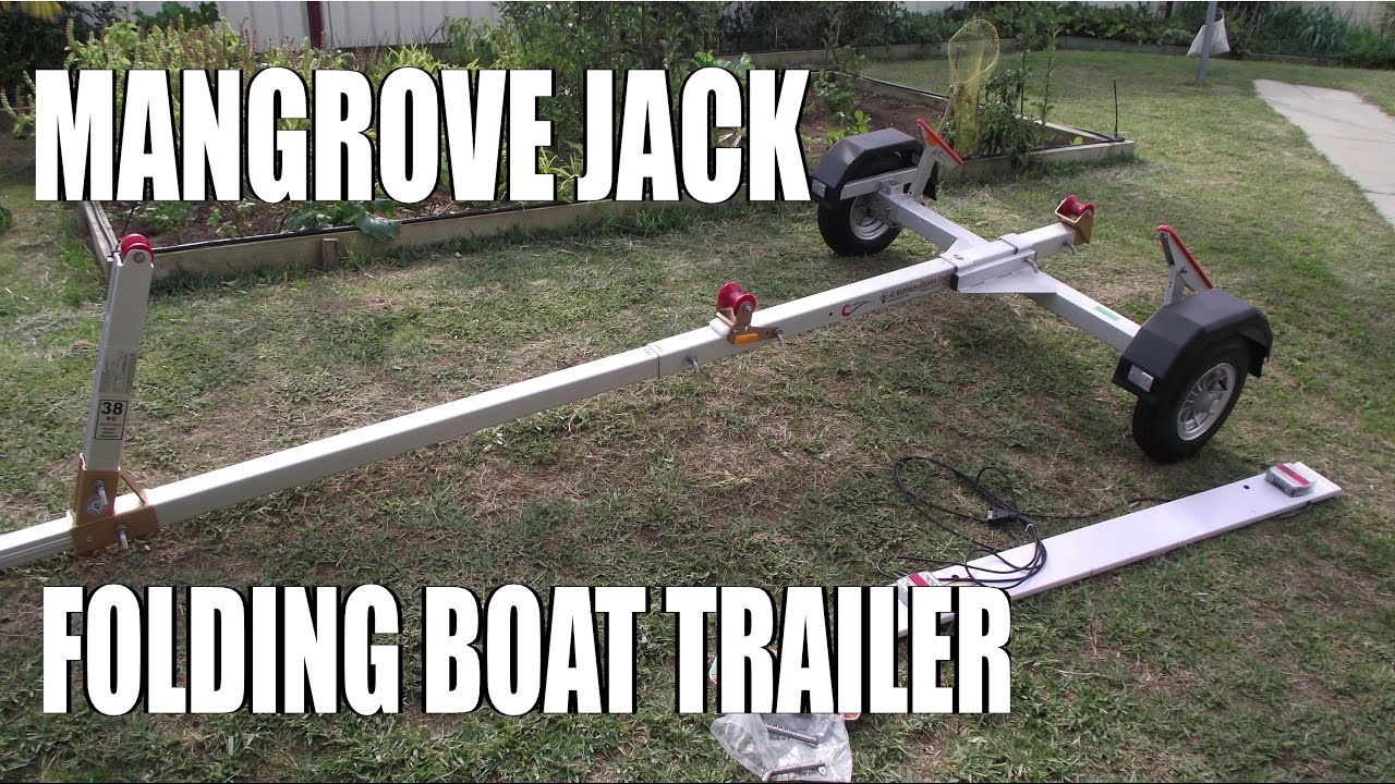 Mangrove Jack Folding Boat Trailer
