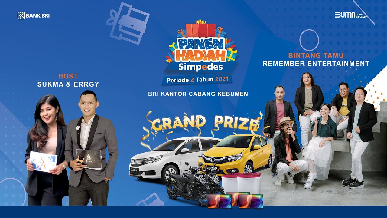 PANEN HADIAH SIMPEDES BRI KANCA KEBUMEN - BERSAMA REMEMBER ENTERTAINMENT