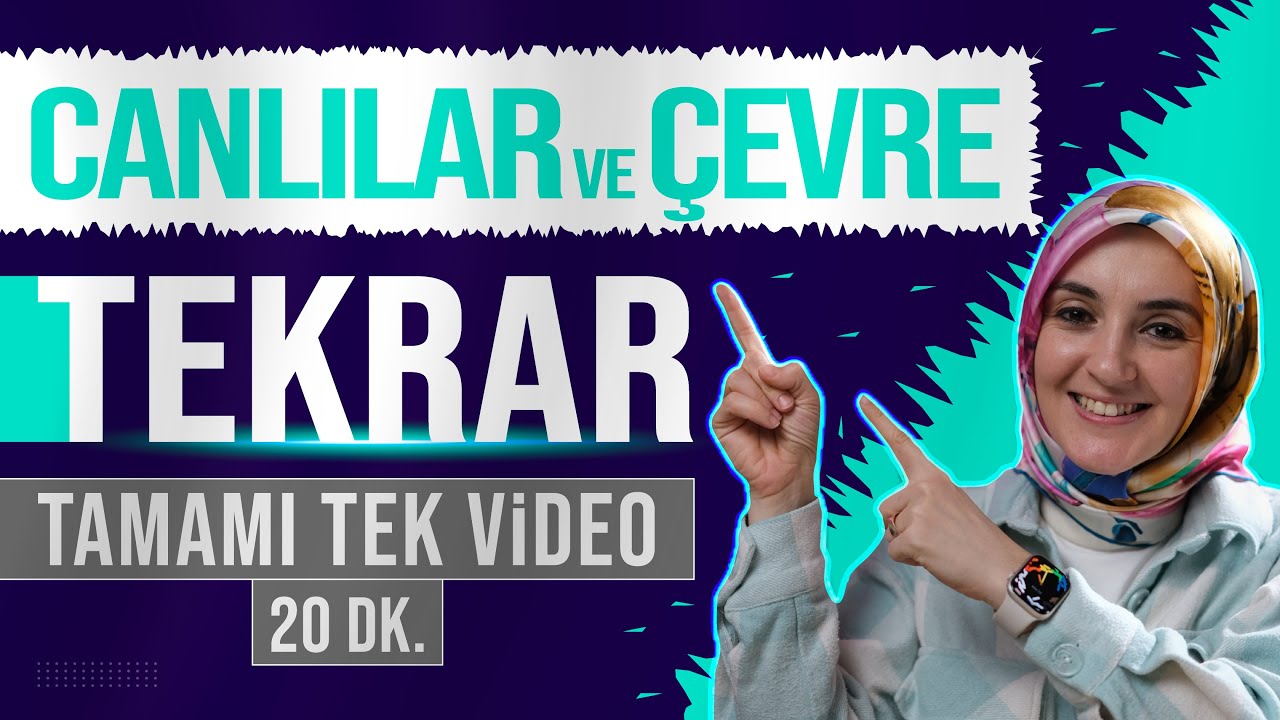 14) Canlılar ve Çevre FULL TEKRAR | 12. Sınıf Biyoloji | AYT Biyoloji Konu Anlatımı 14