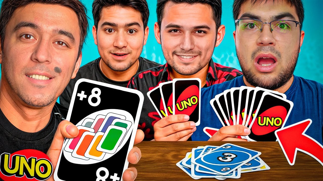 UNO ➔ MAZA QOCHIRISH MAROSIMI 😀😀 2x2