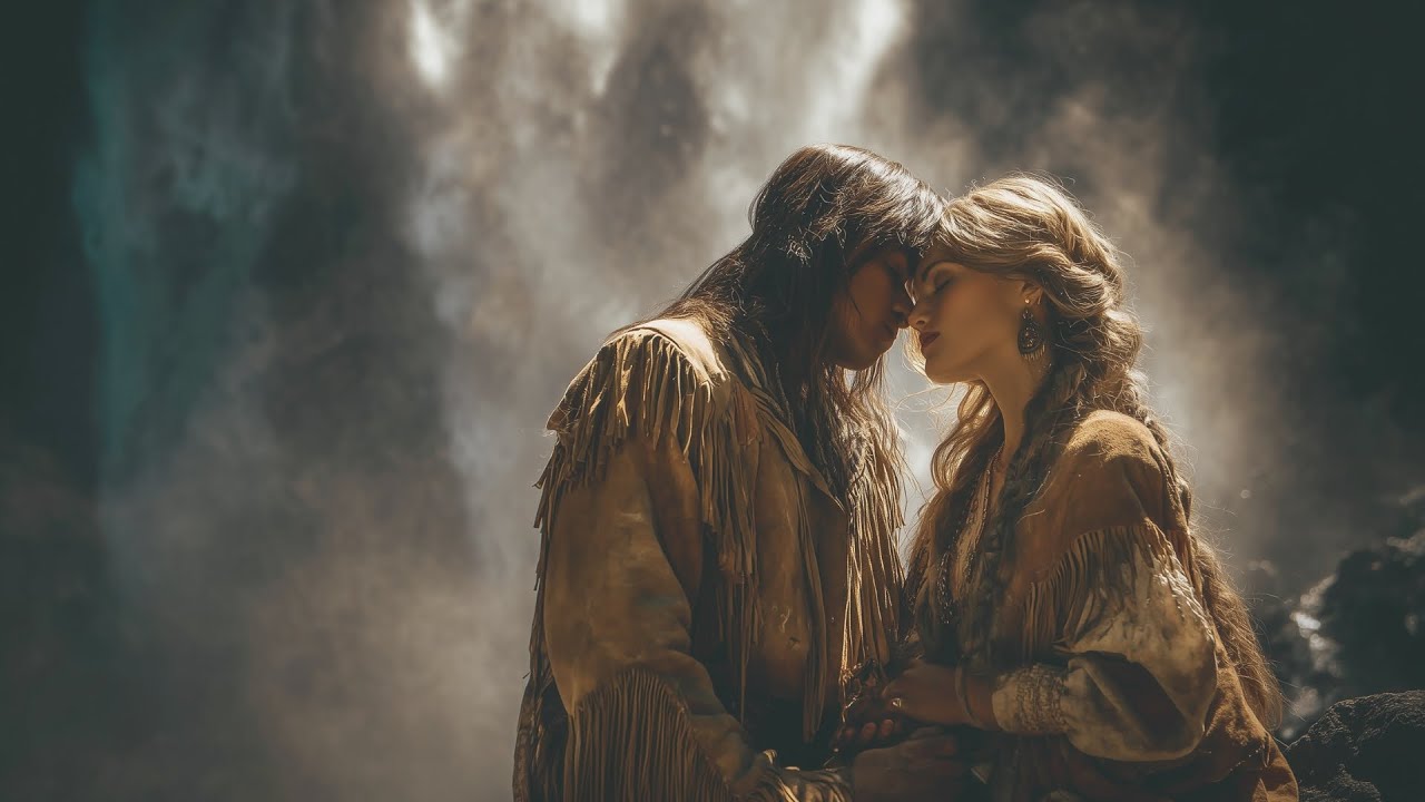 Apache Warrior Caught Her Naked at the Waterfall by Mistake—She Let Him Hold Her Every Night Willing