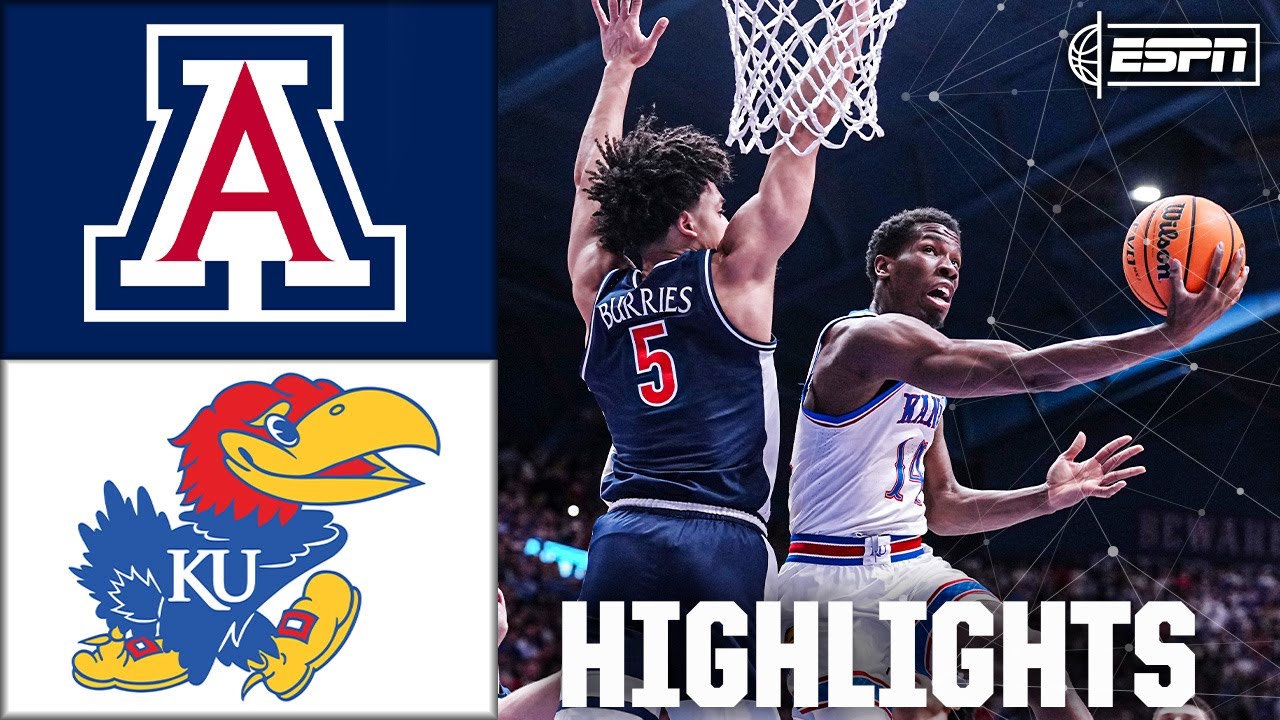 Arizona Wildcats vs. Kansas Jayhawks | Full Game Highlights | ESPN College Basketball