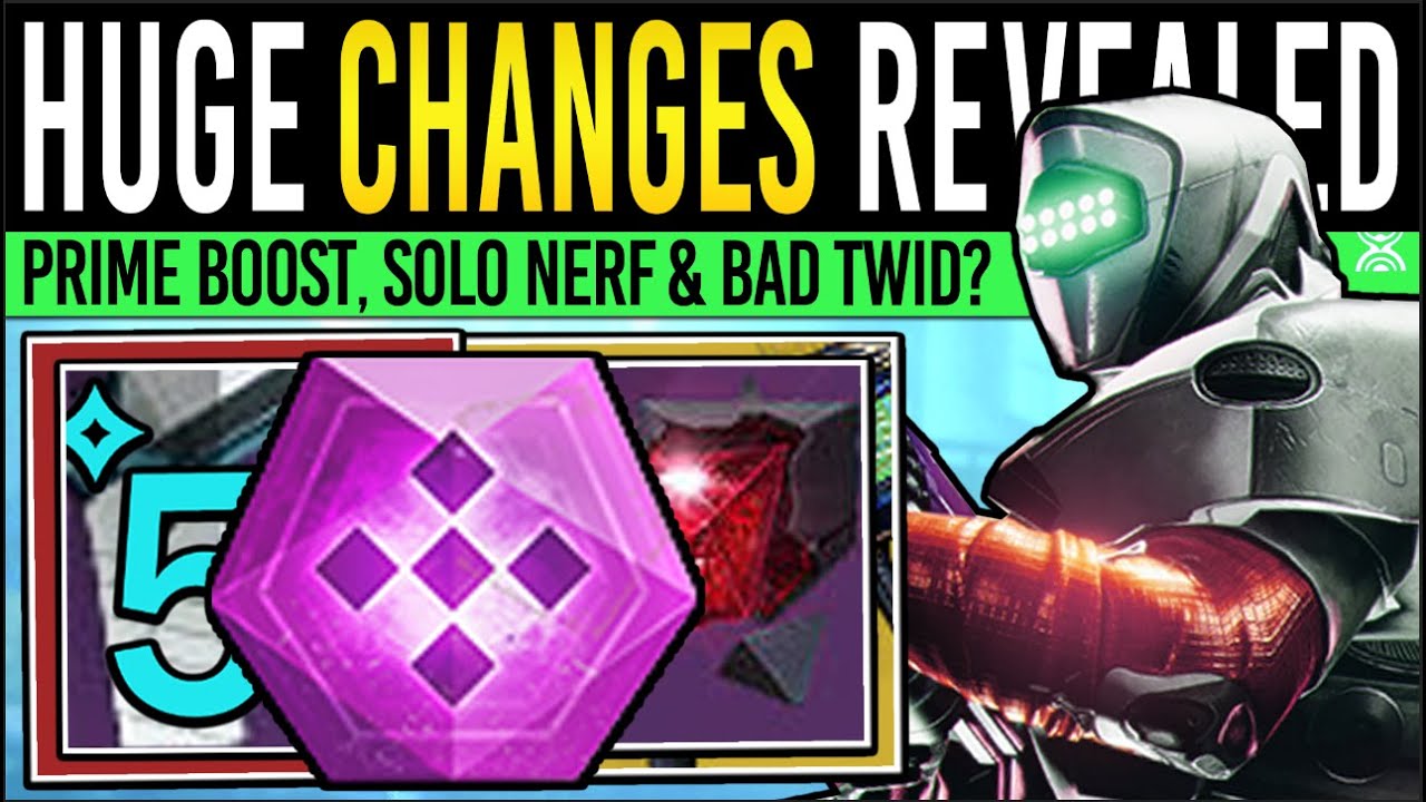 Destiny 2: NEW PORTAL MODES & SOLO OPS NERF! Power CHANGES, Dungeon Lairs, Tier 5 Loot, Prime Buff