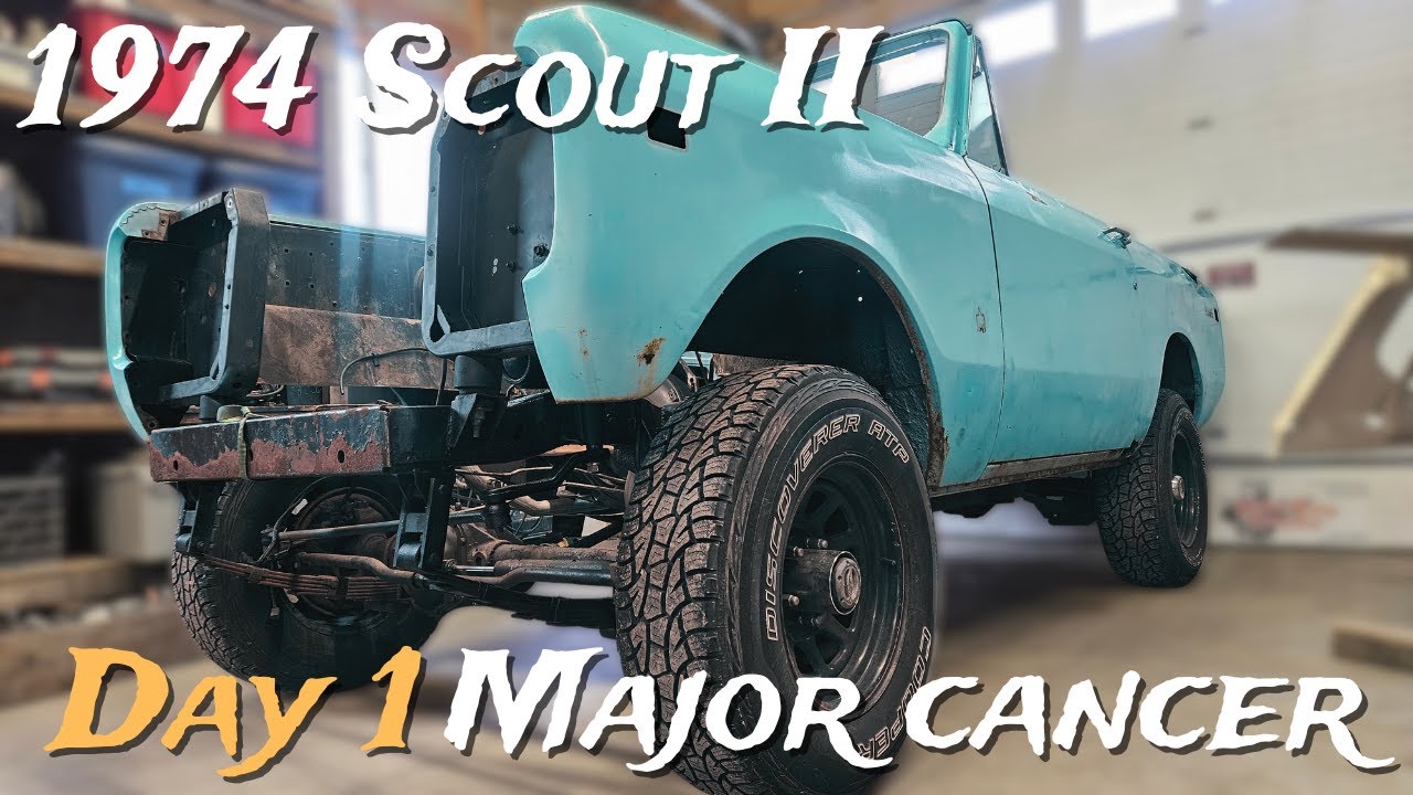 International Scout II RUST RESCUE: Day 1