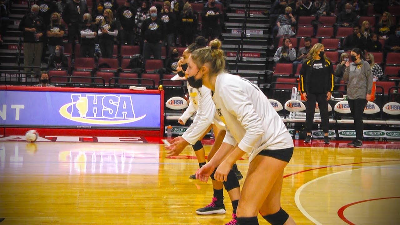 Girls Volleyball State Semifinals Barrington vs. Metea Valley 11.12.21