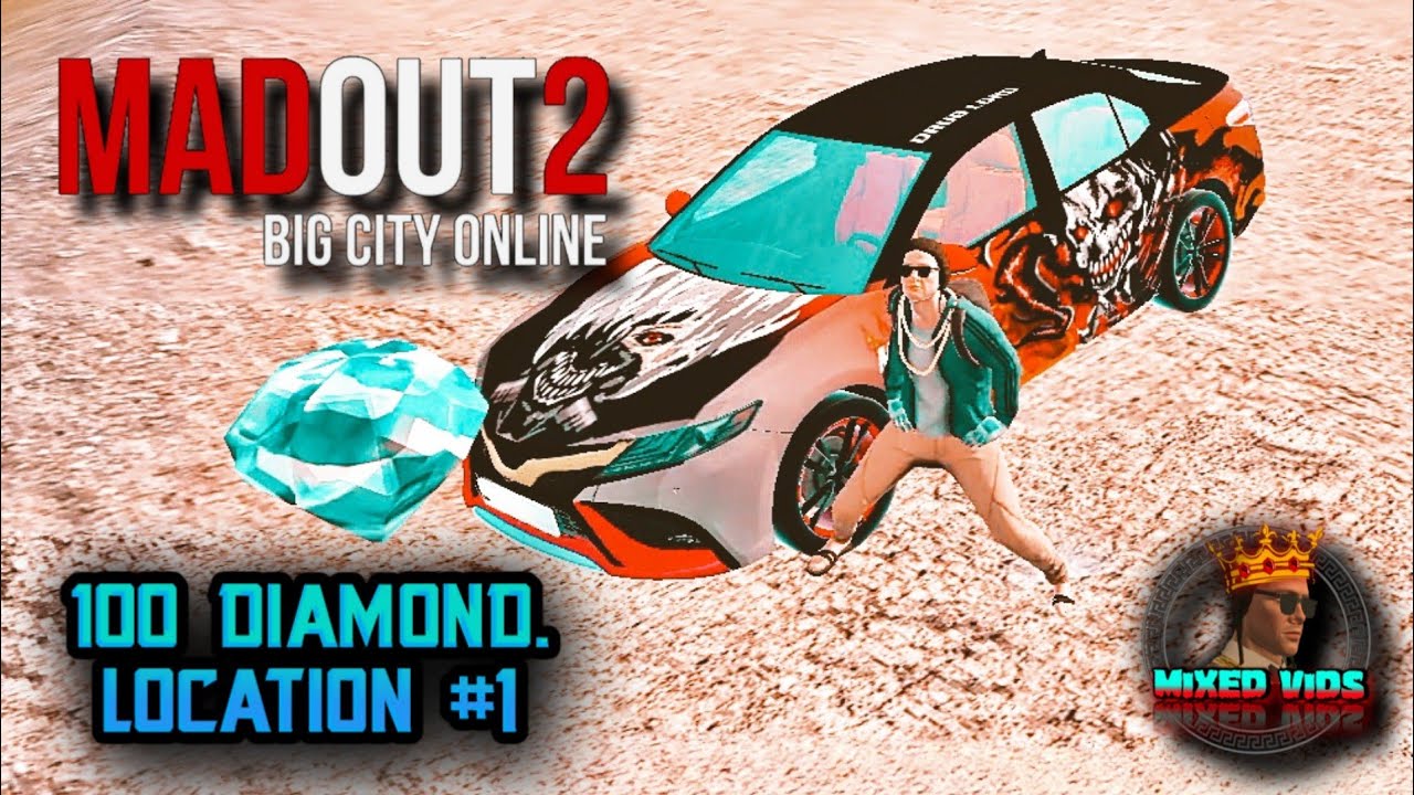 100 DiAMOND LOCATiON - MADOUT2 BIG CITY ONLINE