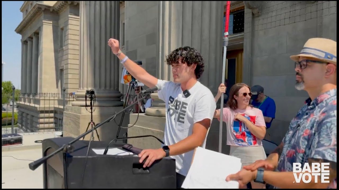 BABE VOTE Co-founder Shiva Rajbhandari's Speech at 'Good Trouble Lives On' Rally