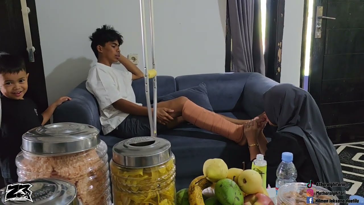 HARI KEDUA DI RUMAH ALHAMDULILLAH KONDISI M ATHAR SUDAH MULAI MEMBAIK🙏🏻