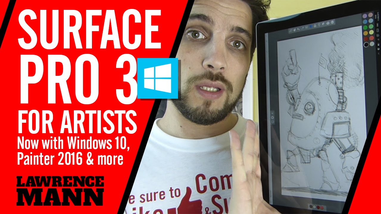 SurfacePro3 with Windows 10 for Artist