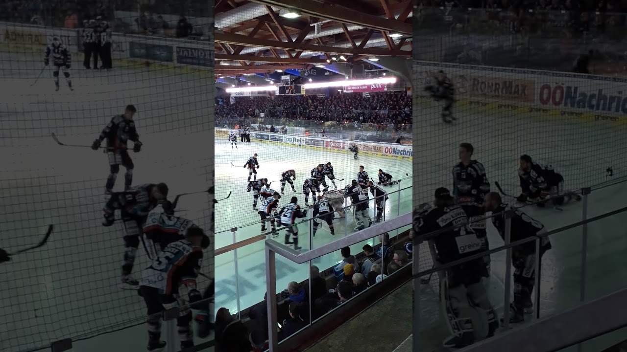 Einlauf Black Wings Linz Saison 2019/20