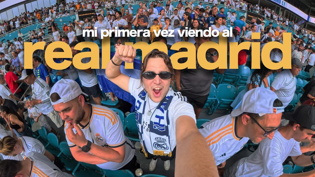 Fui a un partido del Real Madrid por primera vez #fifaclubworldcup