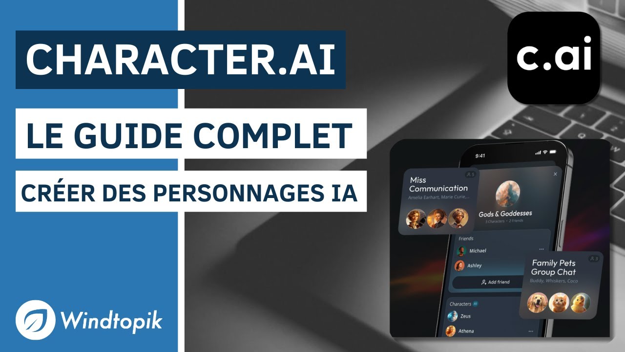 CHARACTER.AI : CRÉER DES PERSONNAGES IA (ET PLUS ENCORE!)