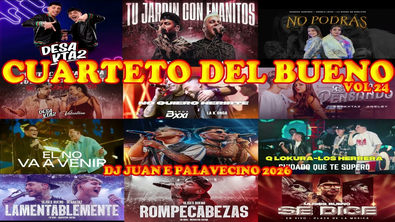 ENGANCHADO DE CUARTETO - Ulises Bueno, Desakat2, Euge Quevedo, Q Locura - DJ JUAN E PALAVECINO