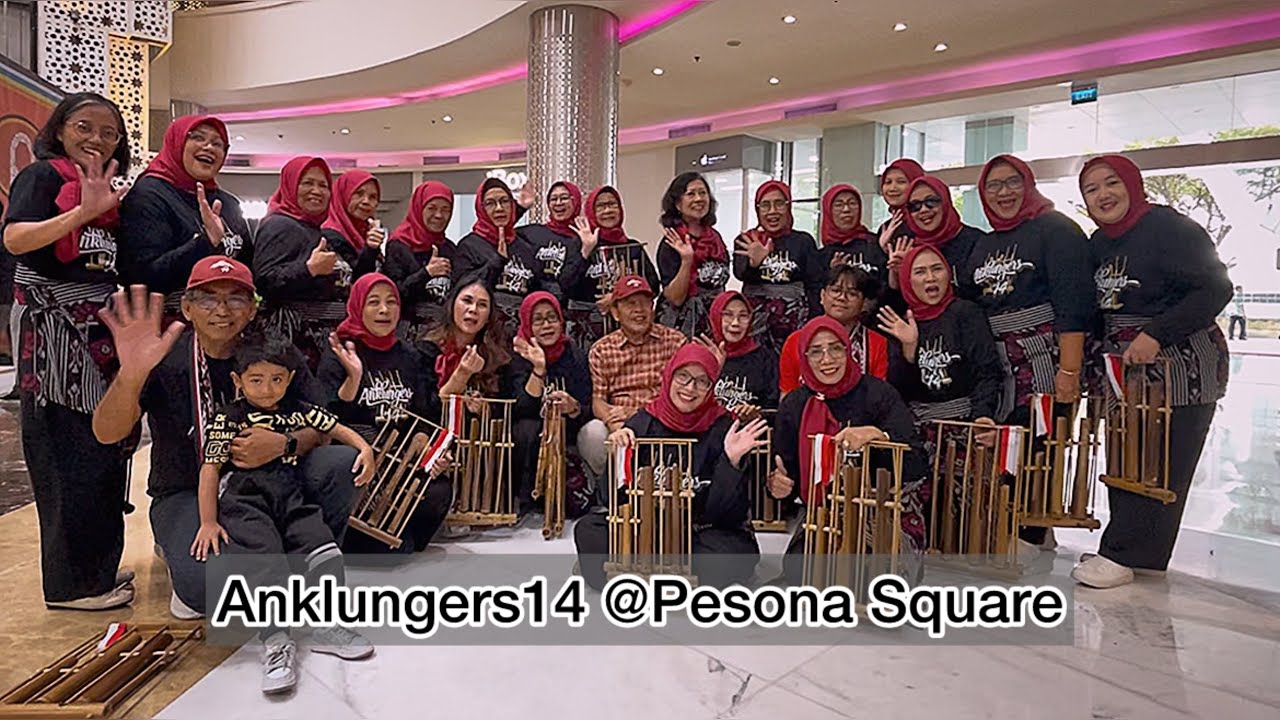 Anklungers 14 - Parade Angklung Nusantara - Pesona Square Mall Depok