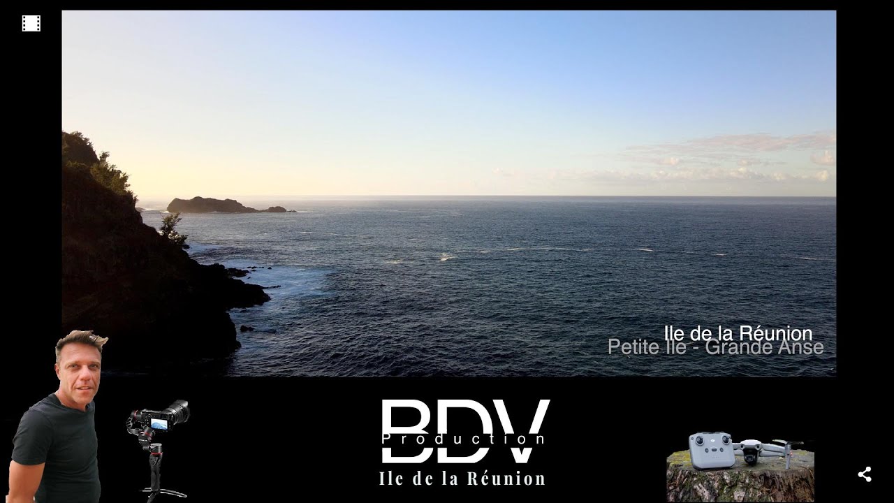La cap de Petite Ile - Grande Anse  (Ile de la R&eacute;union)  BDV Reportage
