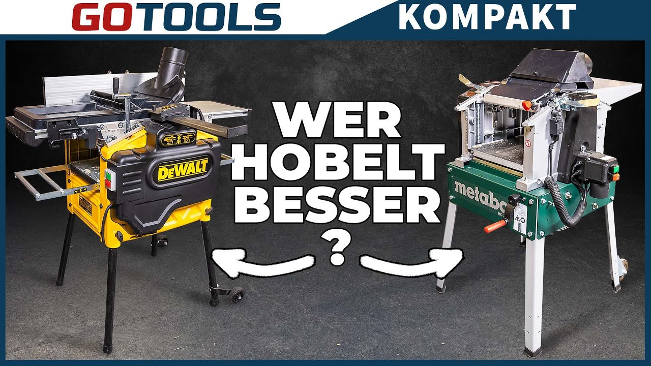 Дуэль рубанков | Metabo VS DeWalt | Сравнительный тест!