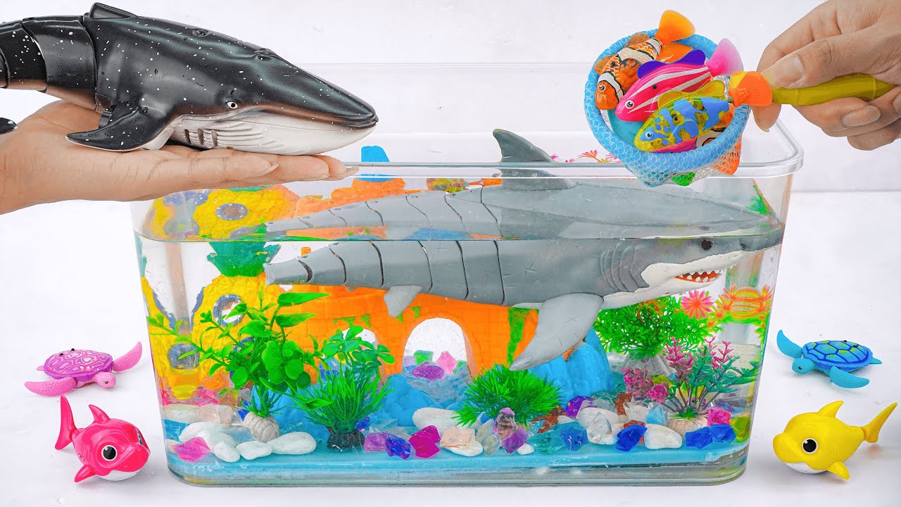 Satisfying Unboxing Zuru Robo Alive Aquarium & Robo Fishing Tank Playset ReviewToys