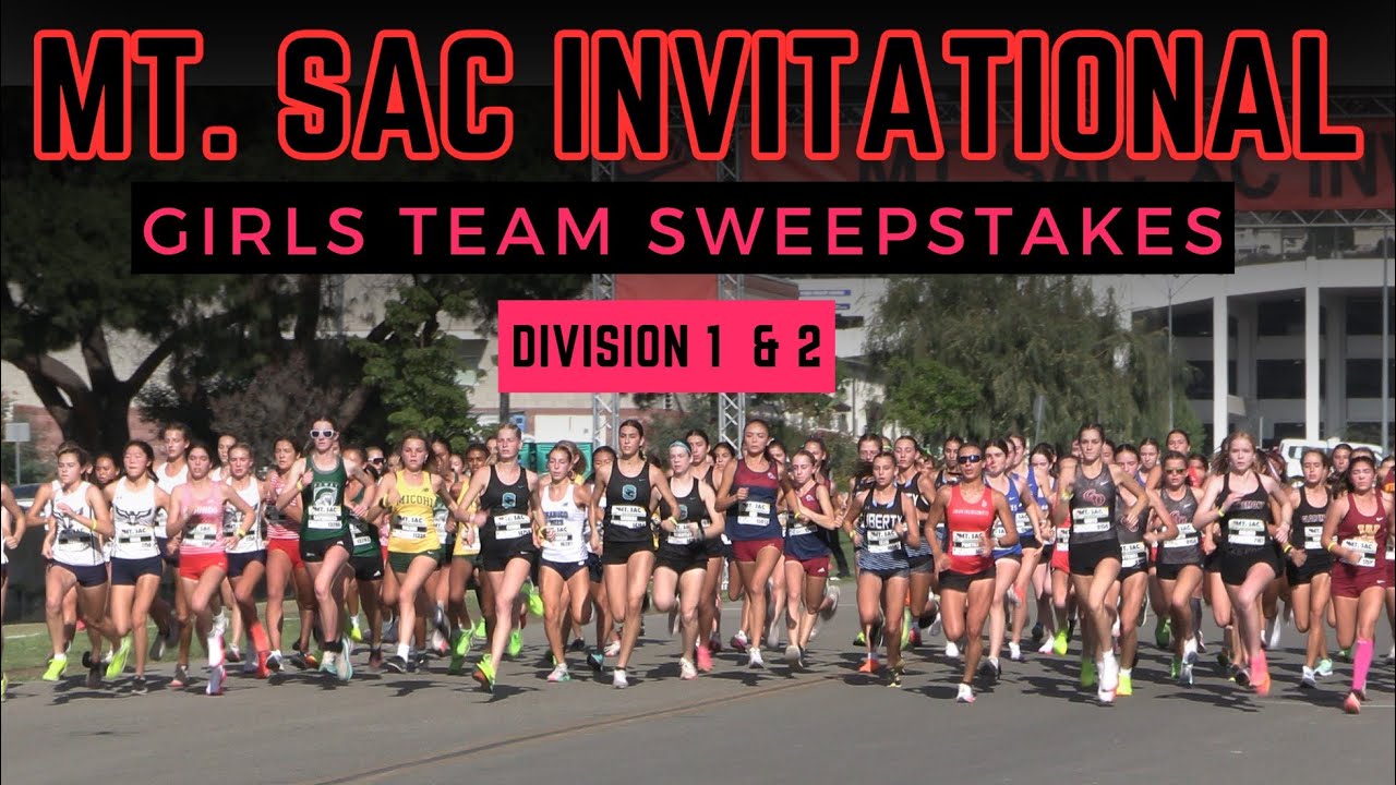 2024 XC - Mt SAC Invite - Girls Team Sweeps (D1, 2) - Braelyn Combe 17:20, St Francis team champ