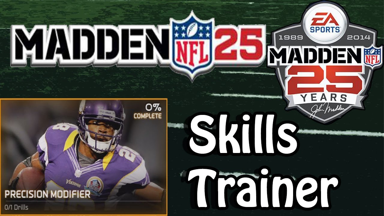 Madden 25 Demo (Skills Trainer) :-: Gold Precision Modifier Running (Tutorial)
